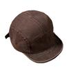 Boné de Baseball Vintage Lavado Estilo Casual Retro Japonês Primavera-Verão, Boné de Cinco Painéis Color-Blocking Estilo Workwear, Chapéu da Moda, Boné Duckbill