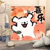 Pintura a Óleo Digital de Cachorro com Linha DIY Colorir à Mão Grafite Desenho Animado Fofo Decoração Curativa Fabricante Atacado