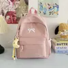 Mochila Escolar para Meninas, Estilo Japonês, Adequada para Alunos do Ensino Fundamental das Séries Três a Seis, Versátil e Simples, Grande Capacidade, Mochila de Estilo Fresco para Alunos do Ensino Médio