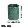 Bolsa de Almacenamiento de Recolección de Basura de Hojas, Maleza y Ramas Secas, Gruesa, de Gran Capacidad, Reforzada, para Jardinería y Exteriores, Transfronteriza, Personalizada