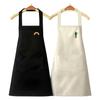 Delantal Estilo Coreano con Diseño de Cactus y Frutas, Impermeable y a Prueba de Aceite, con Función para Limpiar Manos, Adecuado para Hombres y Mujeres, para Cocinar en la Cocina, Delantal Anti-Manchas de Aceite