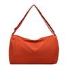 Bolsa cruzada de lona ins estudiante nylon gran capacidad un solo hombro versátil bolsa de cubo estilo japonés estilo perezoso bolsa de tela femenina