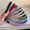 Faixa de Cabelo Plissada Infantil Mais Vendida no Exterior, Acessórios de Cabelo para Meninas, Faixa de Cabelo Denteada Antiderrapante, Rabo de Cavalo para Meninas