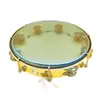 Pandeiro Instrumento de percussão Orff auto-afinação tambor de mão pandeiro infantil pandeiro de 10 polegadas adereços de dança