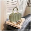 Bolsa Caixa de Corrente, Bolsa Quadrada Pequena Estilosa, Bolsa Transversal de Ombro Fashion e Versátil, Bolsa de Mão Fresca e Doce, Exquisita