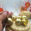 Sinos de Vento Coloridos com Corda do Festival do Barco-Dragão, Decorações de Plantas Verdes, Enfeites para Carro, Pingentes de Sino para Árvore de Natal, Acessórios para Sinos de Vento