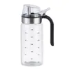 Suministro de fábrica jarra de aceite de vidrio de borosilicato alto jarra a prueba de fugas botella para condimentos escala botella de aceite resistente al calor botella para condimentos botella para salsa de soja vinagre