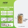 320-600ml Transparente Quadrado Tampa Quadrada Garrafa Plástica PET Doces Lanches Nozes Grãos Pote Selado Plástico