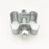 Clips para Rejilla de Acero Galvanizado, Abrazaderas de Instalación de Rejilla en Forma de M, Sujetadores de Acero Inoxidable en Forma de C, Abrazaderas de Fijación para Placas de Rejilla