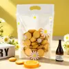 Saco de Embalagem para Lanches Doces Floco de Neve Biscoito Saco Auto-Selante Nougat Saco Selante Autoportante Pronto para Exportação