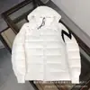 2025 Nueva Estación Europea Transfronteriza Otoño e Invierno Nueva Marca de Moda Lujo Ligero Chaqueta de Plumas con Estampado para Hombre Manga Larga Estampado