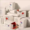 Caja de Papel para Empaque de Productos de Salud, Caja de Color para Cosméticos, Diseño de Patrón de Impresión, Personalización de Logo, Empaque de Maquillaje, Lotes Pequeños