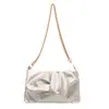 Bolsas de Luxo para Mulheres 2026 Novas Bolsas de Mão da Moda Tendência Bolsa de Corrente Plissada Estilo Nicho Bolsa de Ombro Único Transversal