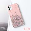 Pegamento Cielo Estrellado Corazón Girly Adecuado para Iphone15 Brillo Manzana 14Pro Venta al por Mayor de Fábrica 11/12 Funda para Teléfono Móvil Suave