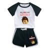 ROBLOX Conjunto de Verano para Niños 2023 Nuevo Algodón Camiseta de Manga Corta para Niños Shorts Casual Delgados Conjunto de Dos Piezas