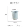 Taza medidora de silicona Elyang de 50 ml a 1000 ml, herramienta de moldeo de epoxi, taza medidora de líquidos con escala visual doble