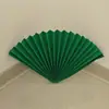 Suministros Creativos Chinos para Bodas Abanico de Papel Plegable DIY Tallado en Papel Marcadores de Carretera Chinos Decoraciones Florales Adornos Aéreos