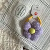 Nueva diadema de flores de lunares de colores para el cabello de niños, cuerda para el cabello de bebé, cuerda para el cabello, goma elástica pequeña