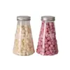 Frasco Cónico de Diámetro 45*120 Mascota Transparente Dulces de Grano Frijol Soluble Suplemento Alimenticio para Bebé Botella de Forma Especial