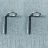 Accesorios para Poste Exterior Tapón para asta de Bandera Tapa Extremo de Barra Colgante Cierre Rápido H Juego Completo Adecuado para Diámetro de Tubo de 22 mm Universal