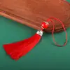 Borla Roscada con Cuentas DIY Nudo Chino Estilo Antiguo Colgante de Borla de Palacio Venta Directa de Fábrica de Ropa para Cojines