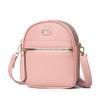 Bolsito Transfronterizo para Mujer de Color Sólido Combinable Bolso para Teléfono Móvil 2024 Nuevo Bolso Bandolera Pequeño Vertical Mini Monedero Japonés y Coreano