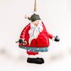 Retro Americano Viejo Navidad Ángel de Hierro Anciano Colgante Pequeño Decoración Accesorios Billetera Colgante para Teléfono Móvil Llavero