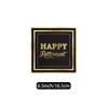 Servilletas de Papel Temáticas de Cumpleaños en Negro Oro y Oro Rosa, Temáticas por Edad, para Jubilación, Nacimiento de Bebé, Compromiso, Servilletas de Fiesta con Gradiente de Colores