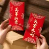 2027 Año de la Oveja Nuevo Estuche de Sobres Rojos Paquete Rojo Bolsita Creativa de Sobres Rojos Año Nuevo Festival de Primavera Cartera de Dinero de la Suerte de Alta Gama Universal