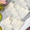 Fábrica en stock 6CM encaje de algodón código de barras encaje DIY encaje bordado encaje accesorios para el cabello textiles para el hogar accesorios ropa infantil