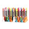 Pino de golfe TEE pino de plástico 83mm capa de borracha capa de cabeça de borracha macia pino de golfe porta-bolas novo