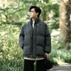 Abrigo acolchado de plumón para pareja, abrigo acolchado de algodón de invierno para hombre, suelto, chaqueta acolchada de algodón, nuevo abrigo de moda de invierno 2023, estilo Hong Kong, marca