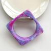 Yuyu Nuevo Gradiente Colorido Geométrico Cuadrado Pulsera de Resina Ins Primavera y Verano Distintiva Pulsera de Moda para Mujer