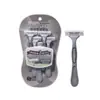 LMLTOP barbeador masculino Pacote com 5 SY313 lâmina tripla rastelo faca afiada durável faca de barbear atacado