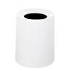 Papelera de plástico sin tapa de estilo nórdico europeo creativo para baño, oficina, dormitorio, sala de estar, hogar, 8L