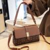Bolsa Feminina Pequena Quadrada Bolsa Transversal para o Dia a Dia Feminina 2025 Nova Moda Outono e Inverno Versátil Bolsa Feminina Bolsa de Ombro
