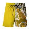 Pantalones Cortos de Verano Europeos y Americanos Dragon Ball Huo Sombra Impresos en 3D Pantalones Casuales Sueltos de Verano Pantalones de Playa para Hombre de Anime Japonés