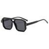 Gafas de Sol Clásicas Retro de Doble Barra con Montura Cuadrada Versátiles Europeas y Americanas para Exteriores Anti-UV Tendencia de Moda Transfronterizas