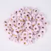 Flor de Jasmim Simulada Flor Única Margarida de Três Camadas DIY Headwear Artesanal Materiais de Decoração para Chapéu Acessórios de Guirlanda Flores Artificiais