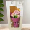 38 8 de Marzo Día Internacional de la Mujer Día de la Diosa Regalo para Novia Ramo Pequeño Rosa Flor Eterna Día de Graduación Girasol