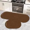 Alfombrilla Absorbente Simple Coreana, Alfombrilla Antideslizante y Resistente a Manchas para Piso de Baño, Alfombrilla Limpiable con Toallita para Piso de Cocina, Alfombrilla de Dos Piezas de Fácil Cuidado