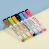 Plumones de Pizarra Blancos de Colores con Punta Fina a Base de Agua, Borrables y Magnéticos, Plumones Especiales para Dibujo y Graffiti Infantil, Adecuados para Uso en Oficina y Enseñanza