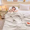 Manta de siesta de oficina de forro polar de pingüino Clase A, Manta chal estampado a doble cara, Manta para sofá de descanso para el almuerzo, Manta de ocio, Manta de cobertura