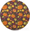 Mantel Individual Lino Halloween Navidad Mantel Redondo para Mesa Mantel para Comida Occidental Hogar Comida Occidental Aislamiento Térmico Mantel Individual para Plato Posavasos