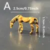 Bestseller transfronteiriço: ornamento de pônei em liga de cobre, ornamento sólido de pônei em miniatura que traz sorte, animal de estimação para chá, decoração de mesa