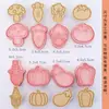 Mini Moldes para Galletas de Dibujos Animados Sanrio Hogareños Moldes de Sandía Estéreo 3D Corte a Presión Horneado de Fondant Hecho a Mano