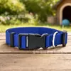 Collar para perro de color sólido de nailon, collar para mascotas anti-shock ajustable para perros y gatos pequeños y medianos, correa para perro al por mayor