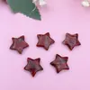 Amazon Piedra Natural Cristal 20mm Estrella de Cinco Puntas No Porosa Colgante Estrella Luna Joyería Pequeños Adornos de Estrella Accesorios