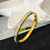 Edição Alta Novo Pulseira Aberta de Gipsofila Cravejada com Diamantes de Duas Fileiras Luxo Leve Temperamento de Alto Padrão Pulseira de Moda Exagerada
