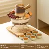 Juego para Preparar Té de Gran Capacidad para Invierno, Adecuado para Cocción en Seco, Incluye Tetera, Cafetera/Hervidor, Estufa y Accesorios